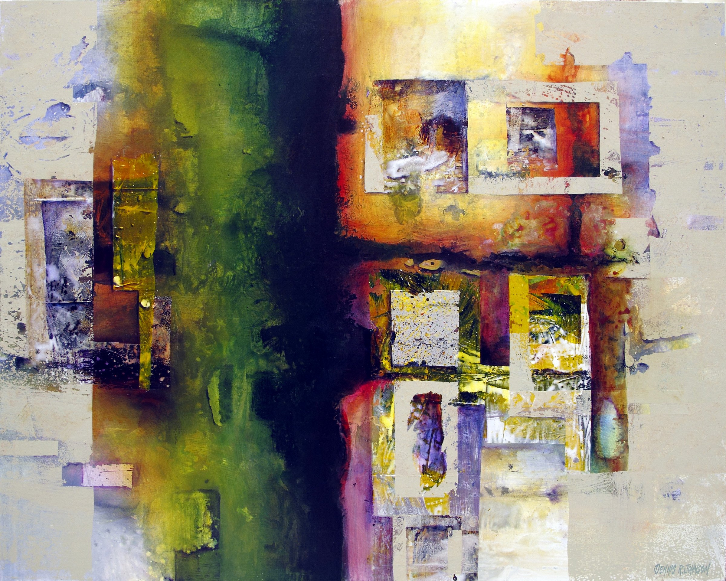 Mirage 40x50 acrylic by Dennis Johnson