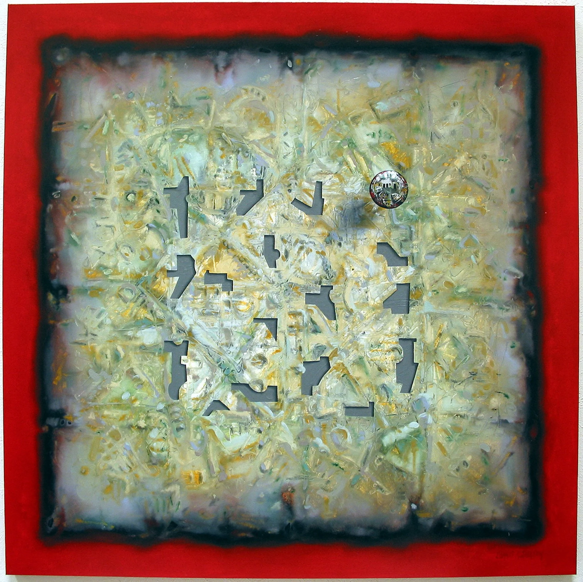 Interval 45x45 oil by Dennis Johnson