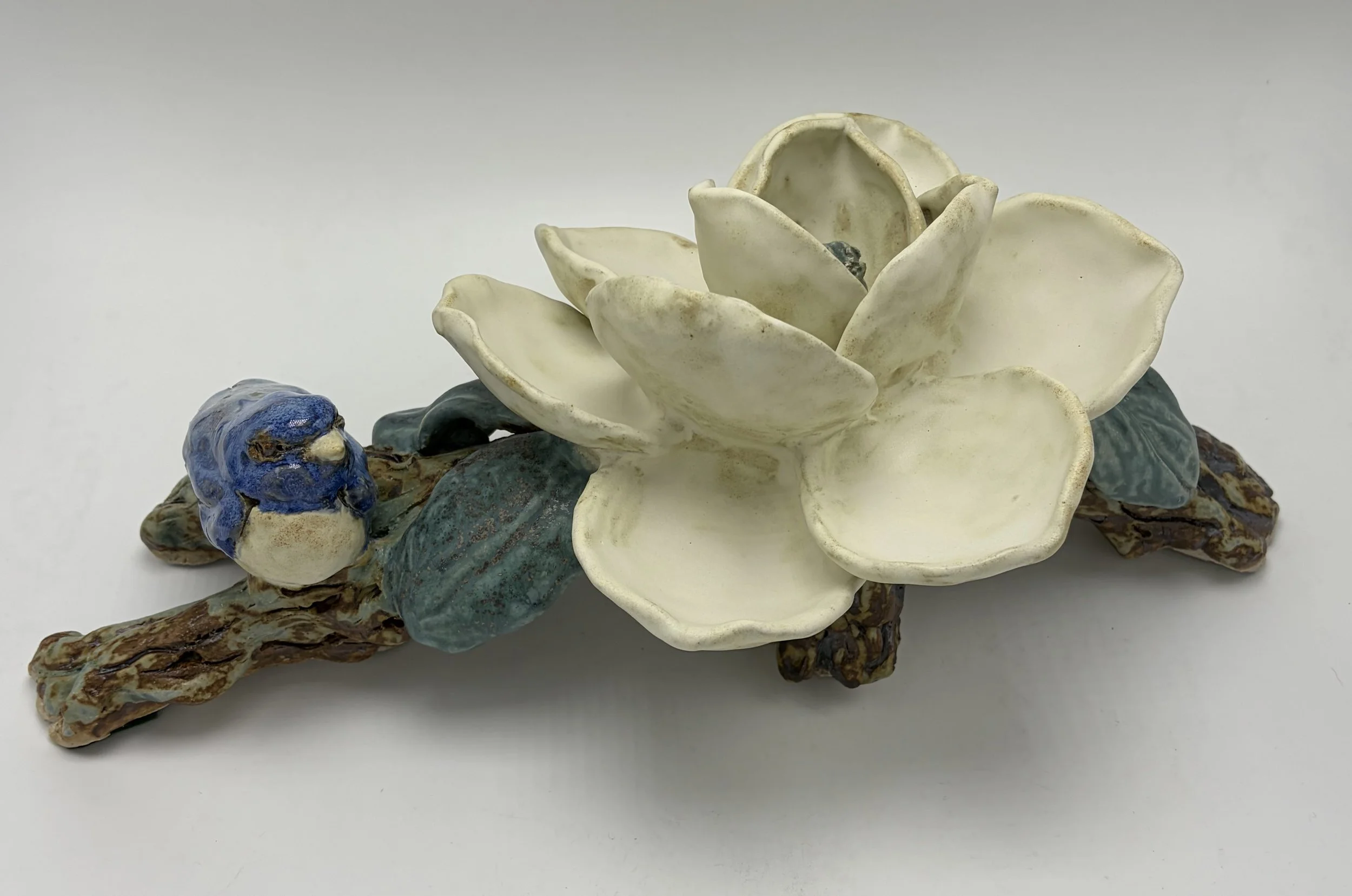 Magnolia Branch with Bird