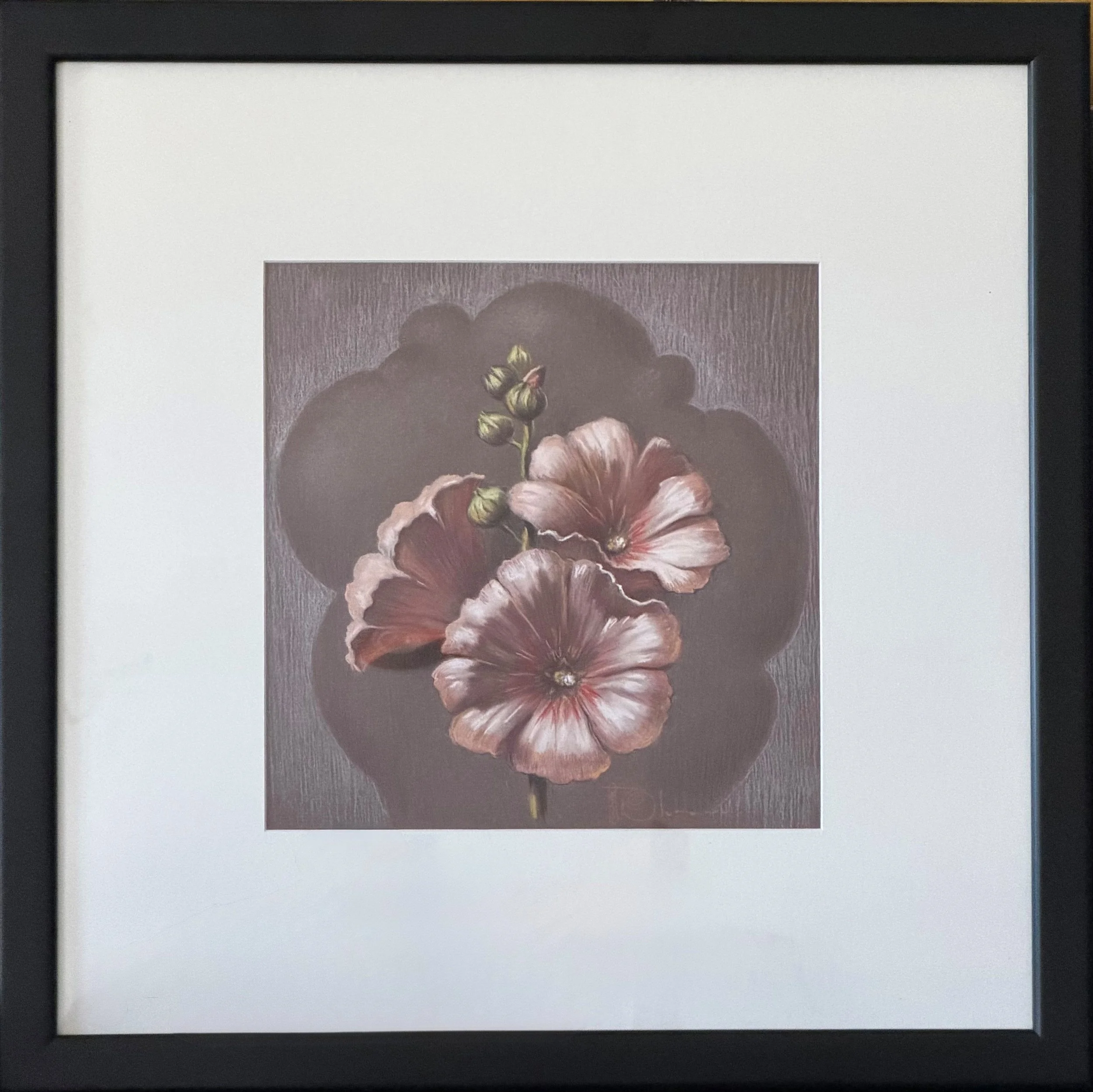 June Hollyhocks
