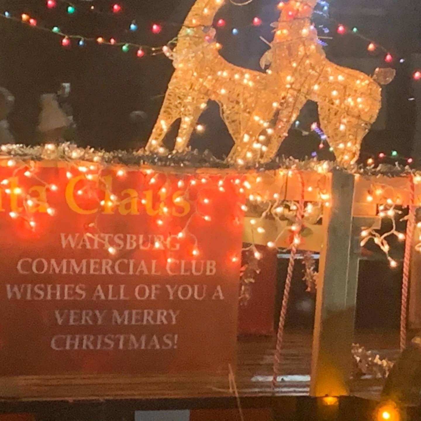 Waitsburg 37th Hometown Christmas Lighted Parade in honor of Deputy John King