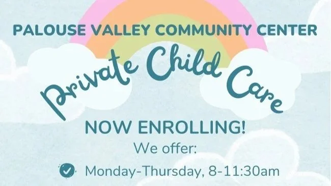 Fall Enrollment is Now Open at Palouse Valley Comm. Center Ages 3-5