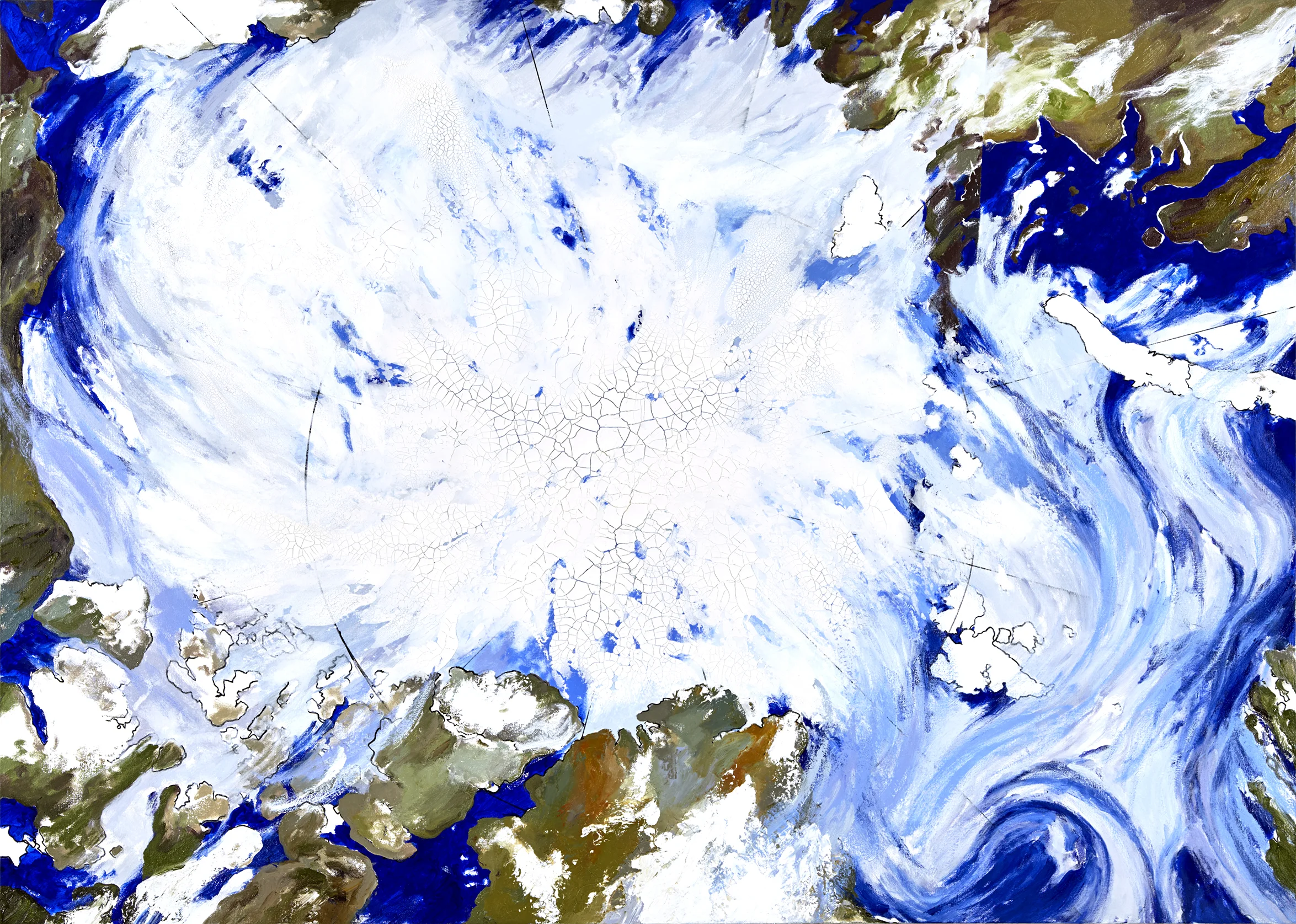 Arctic Melting, July 2016 (After NASA)