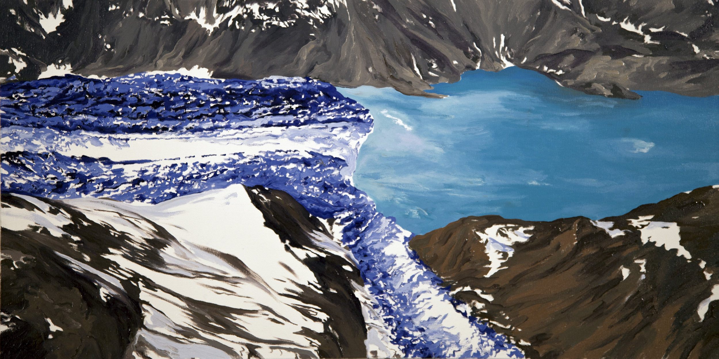 Johns Hopkins, Gilman Glacier, 2010 (after Bruce Molnia) 2