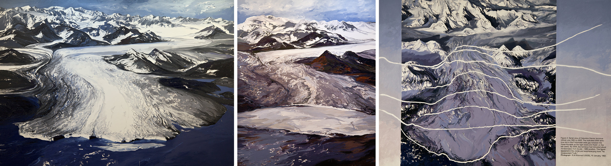 Columbia Glacier Triptych I, (figure 2)