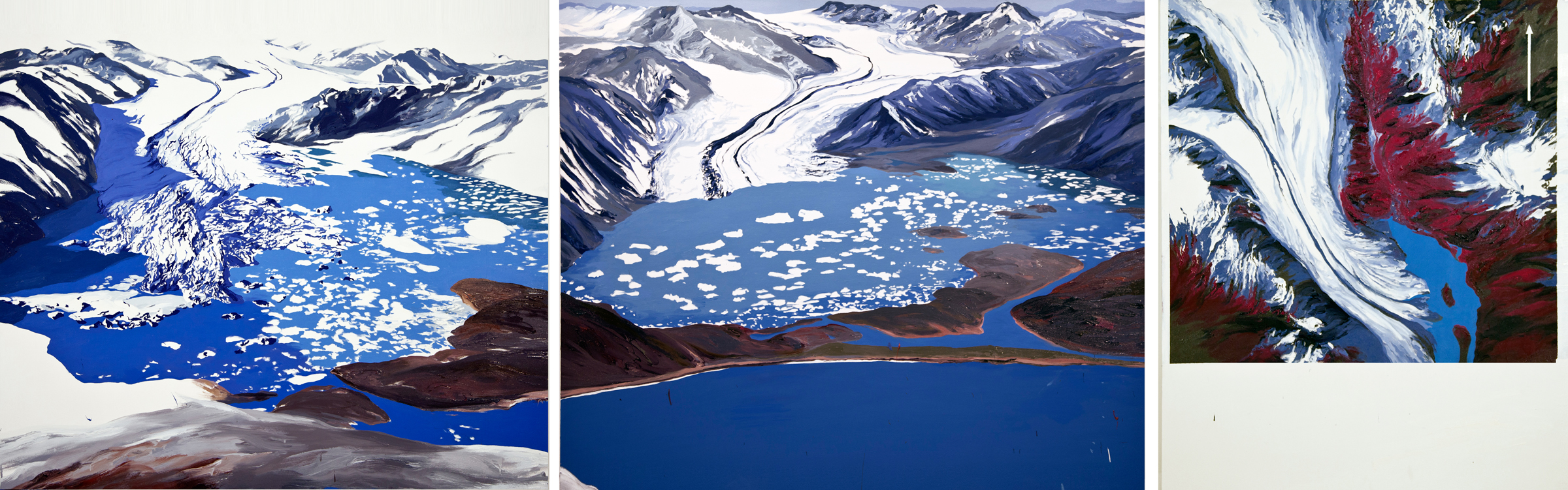 Bear Glacier 2002, 2007, 1984