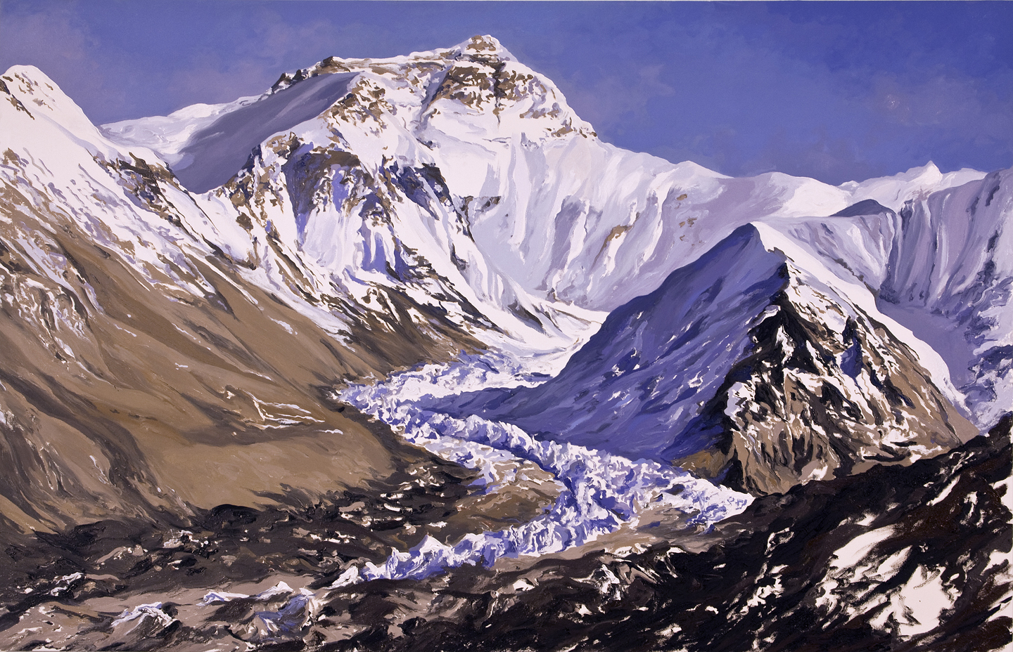 #2, Main Rongbuk Glacier, Tibet, 2007, after David Breashears