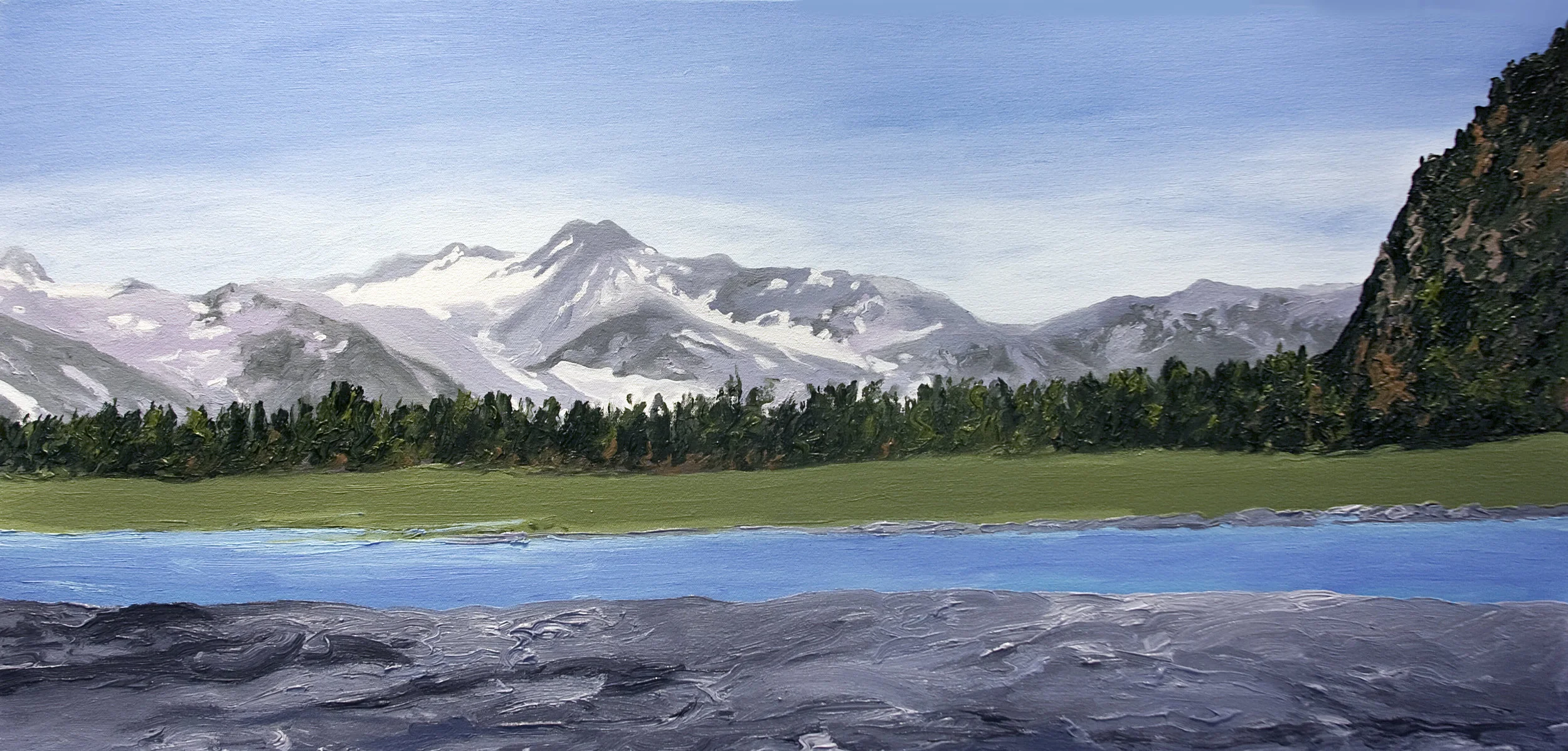 Bear Glacier #2, 2005, after Bruce Molnia