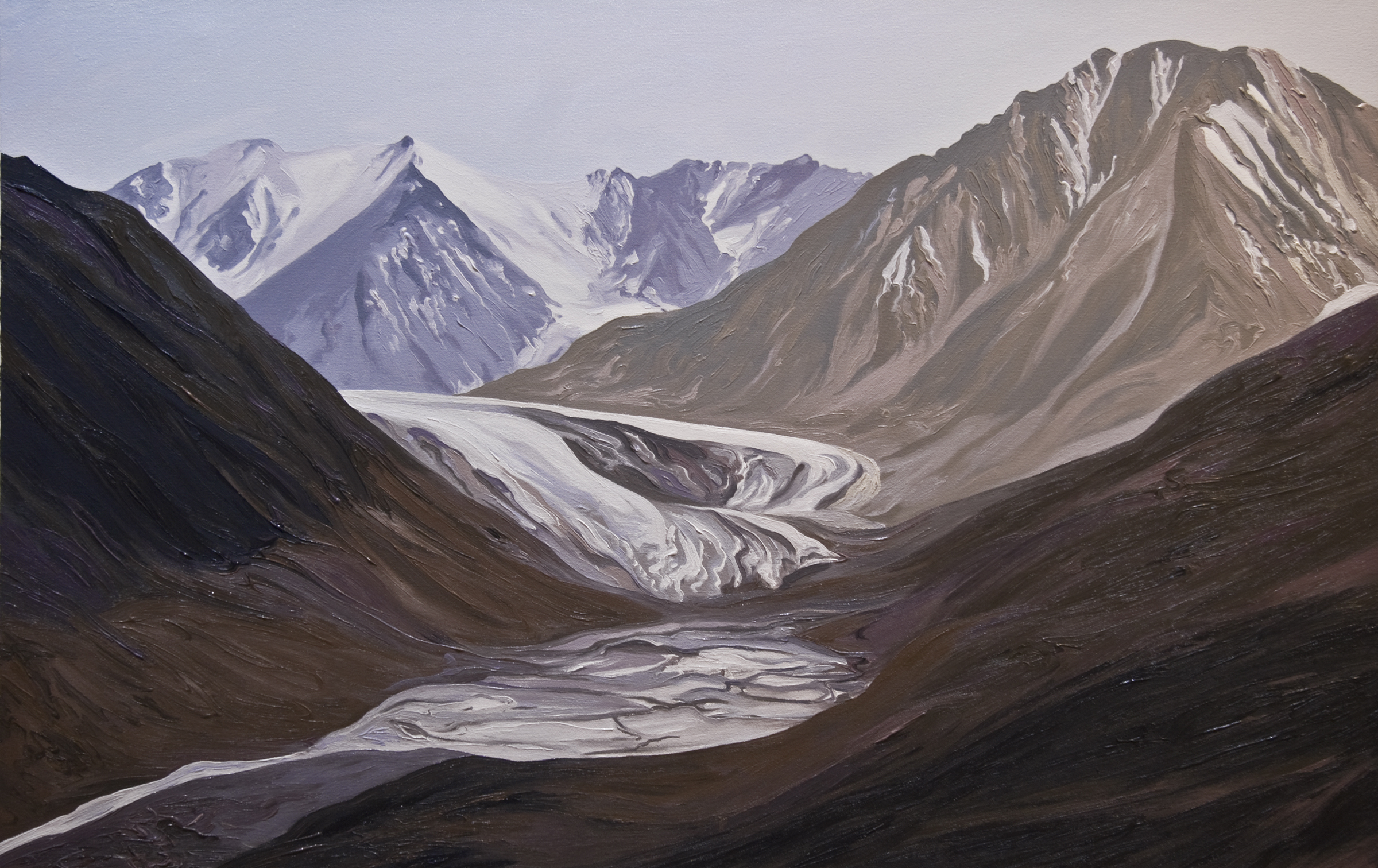 Okpilak Glacier #2, 2004, after Matt Nolan