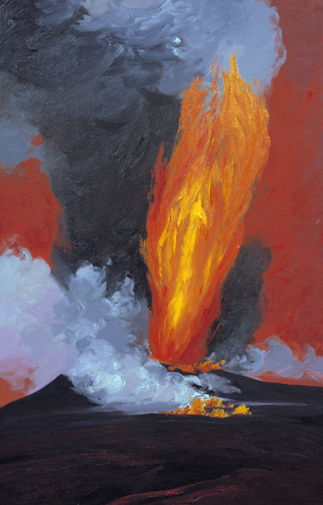 High Lava Fountain - Pu'u O'o (1984) #2