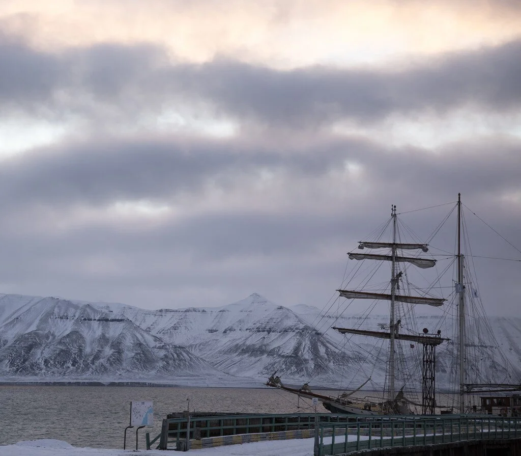 Docking at Pyramiden