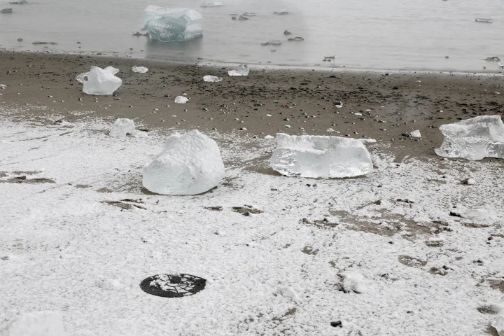 My "Arctic Object" on shore
