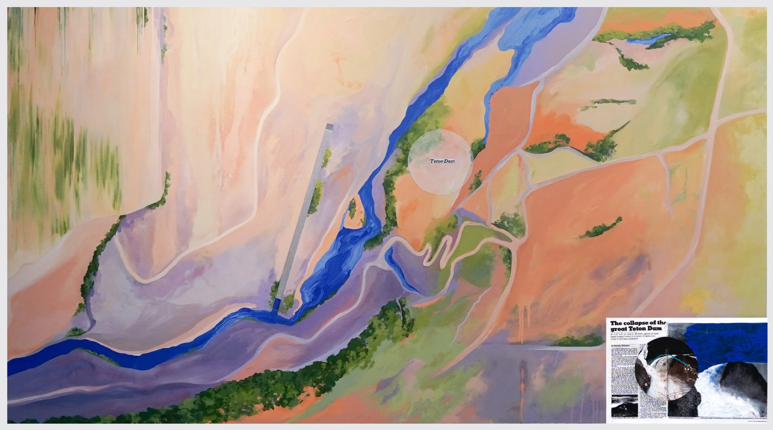 Present Map With No Great Teton Dam