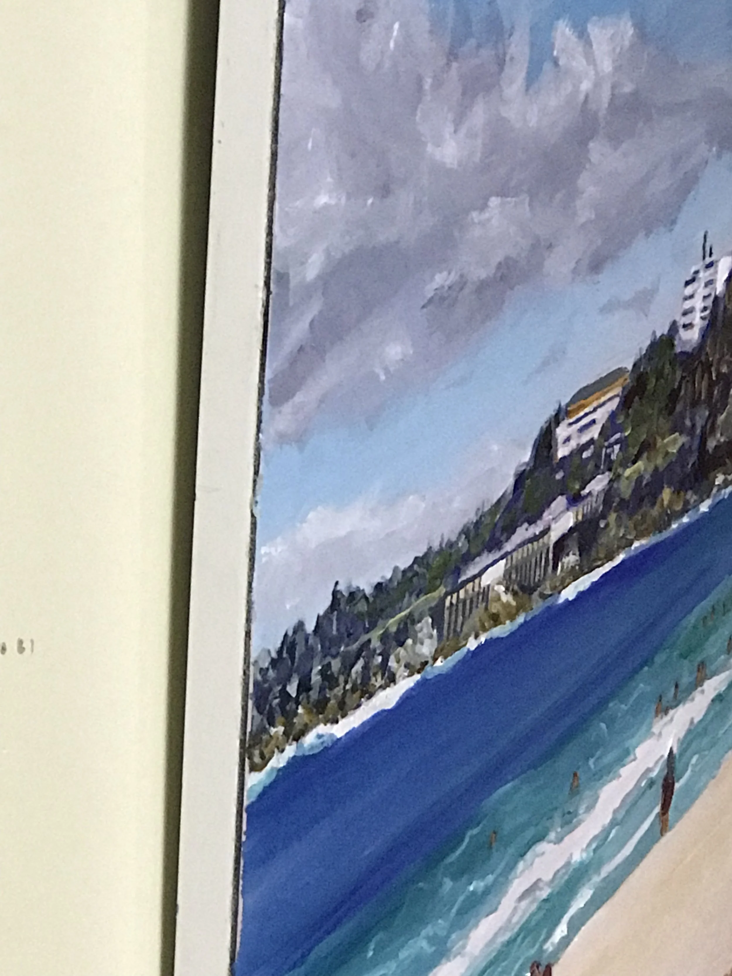 Coogee, oil on panel, 60 x 80 x 2 cm