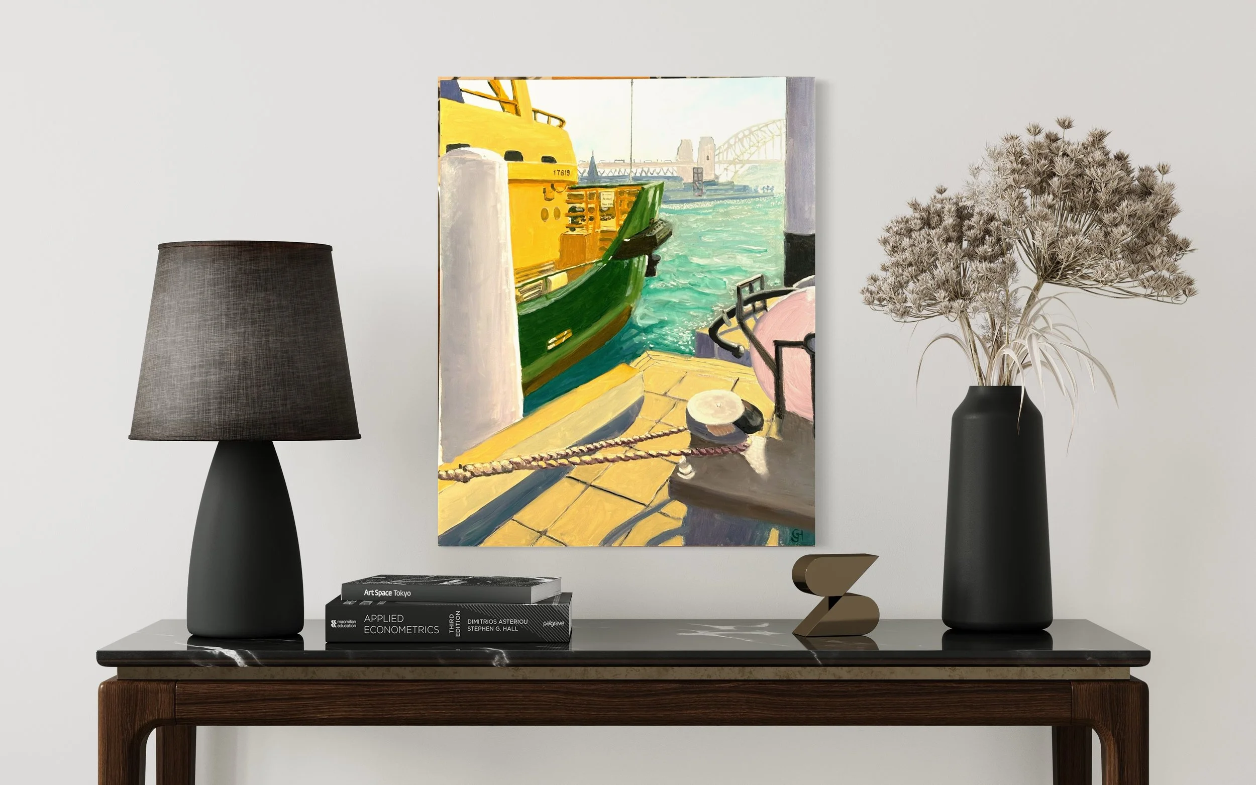 Manly Ferry at Circular Quay wharf virtual wall 1.JPG