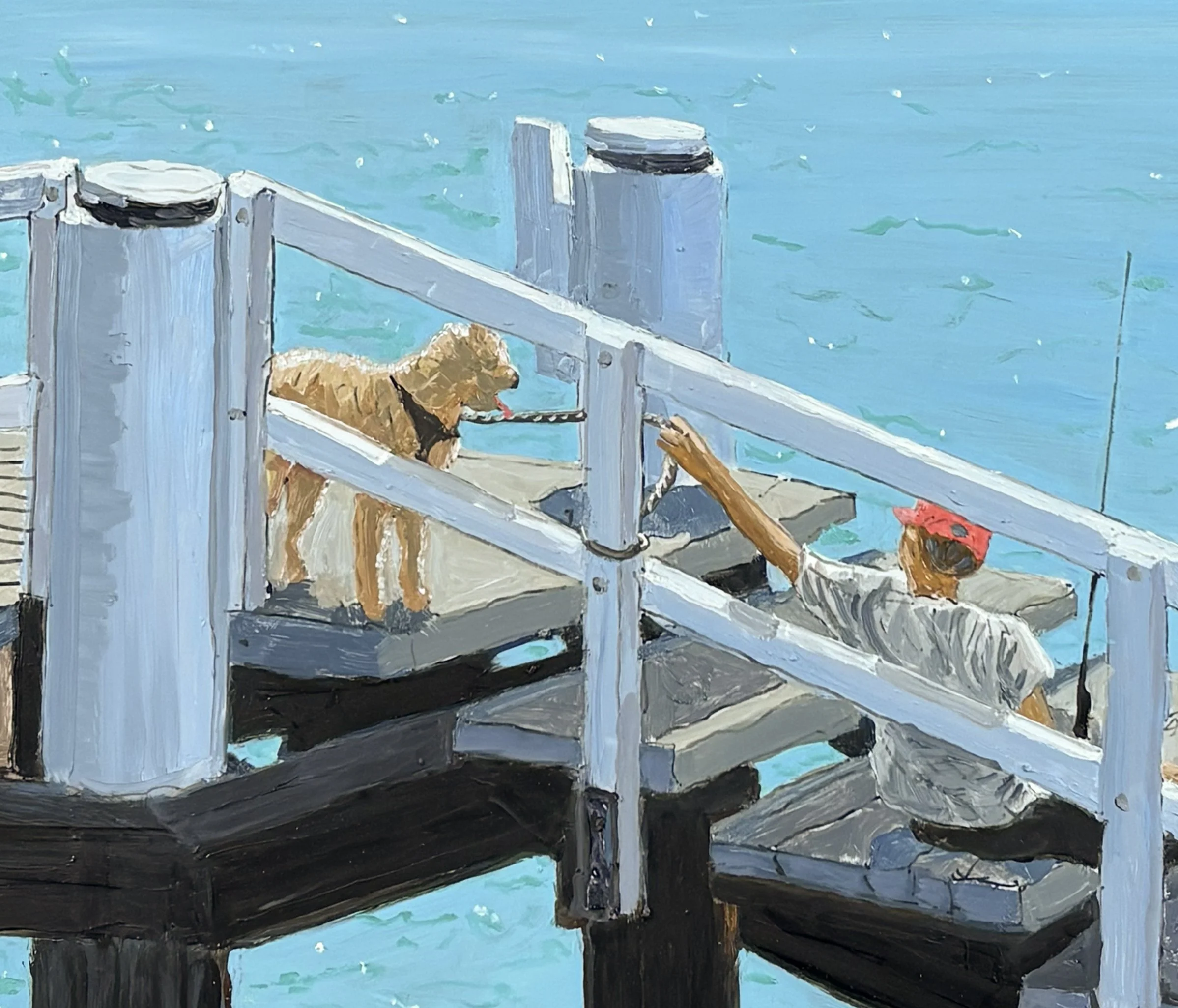 Newcastle Wharf 1 - Boy and Dog. Detail.jpg