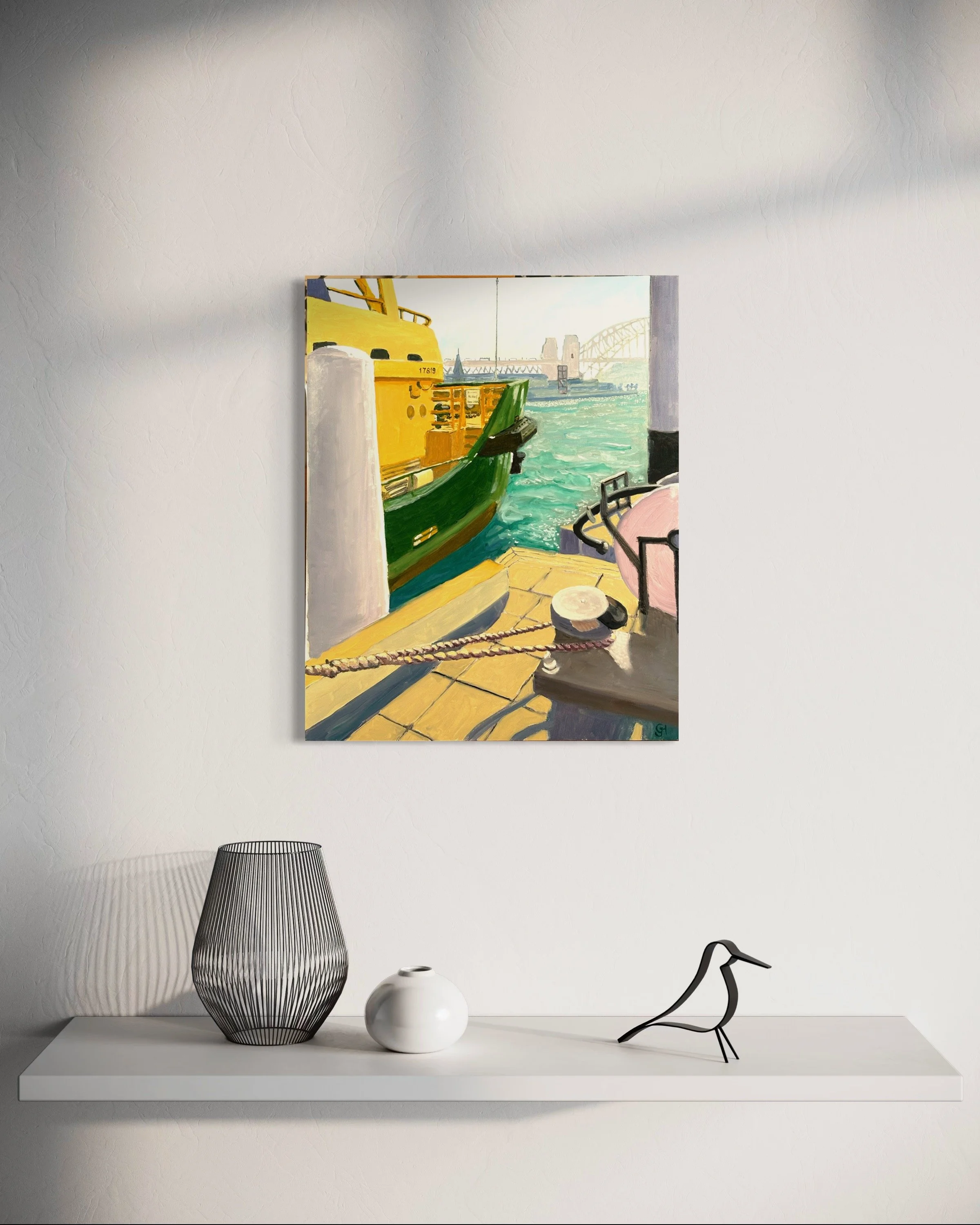 Manly Ferry at Circular Quay wharf virtual wall 5.JPG