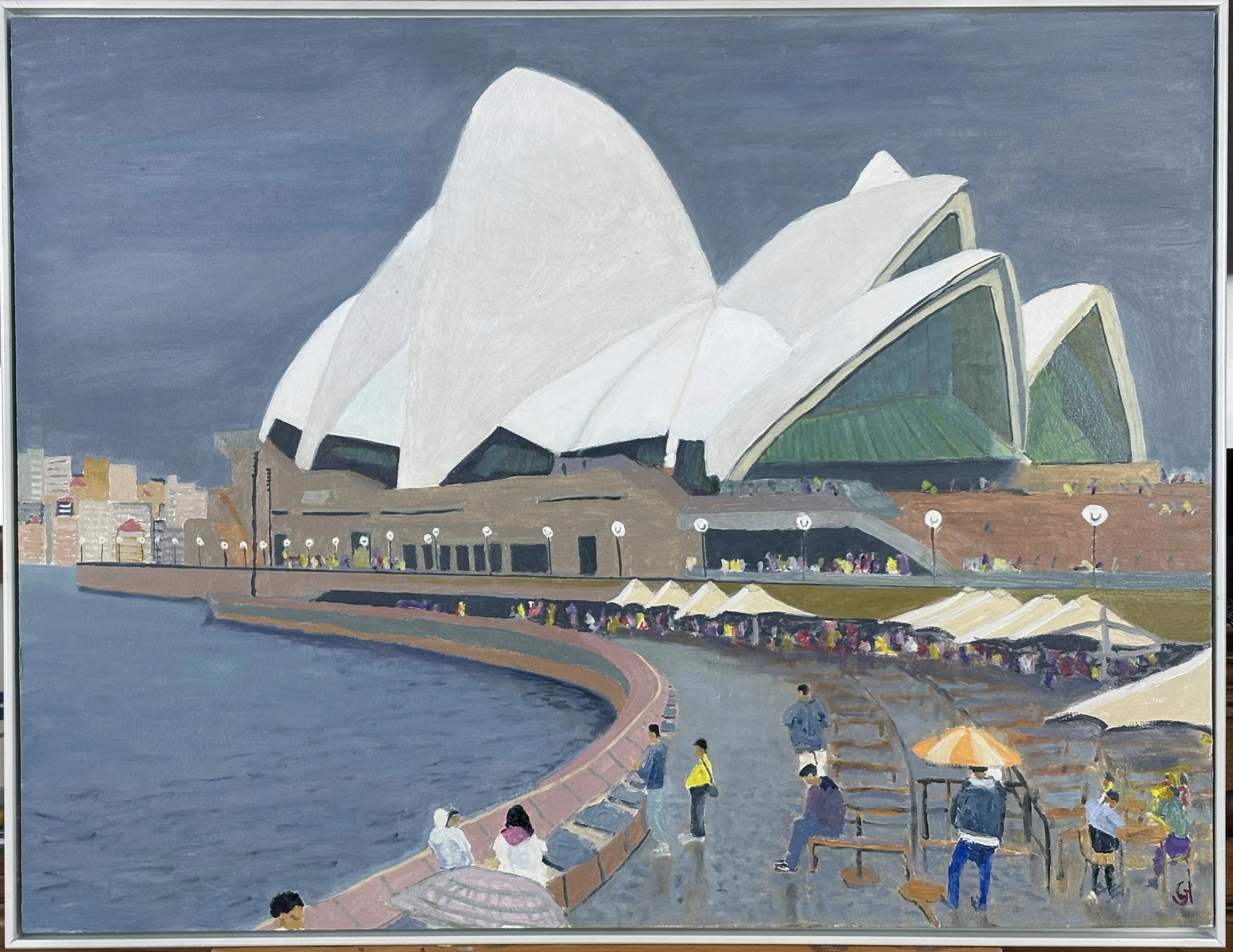 Opera House damp Sunday