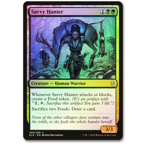 MtG Artist Proof: Savvy Hunter (Foil) — The Art of Dan dos Santos