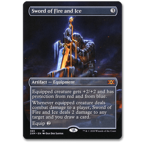 Sword of Fire and Ice MTG ボーダーレス英語foil Sword of Fire and Ice Magic the Gathering Proxy