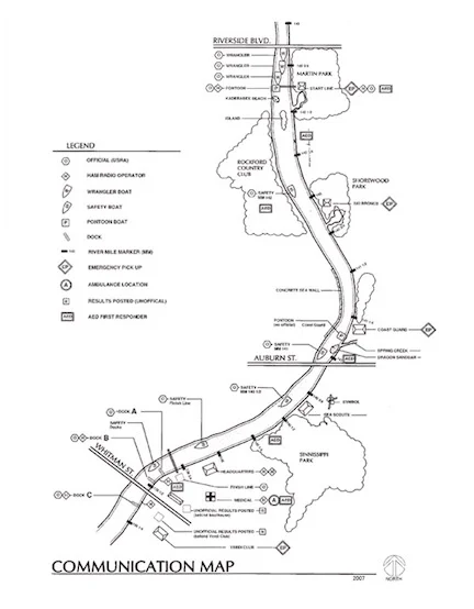 Head of the Rock Communications map