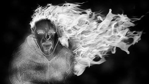 Imagine your mind on fire.