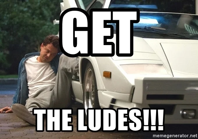 You may be more familiar with Quaaludes, or Methaqualone . As Leo showed us in The Wolf of Wall Street, too high a dose (or a deliberate overdose) turns a person into an uncoordinated, drooling zombie.