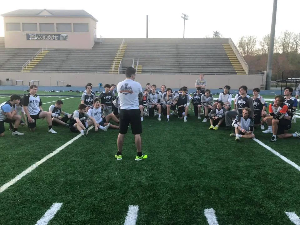 Teaching the marist boys’ high school lacrosse team about mental agility, and how to focus on the little details that can help their team performance improve.
