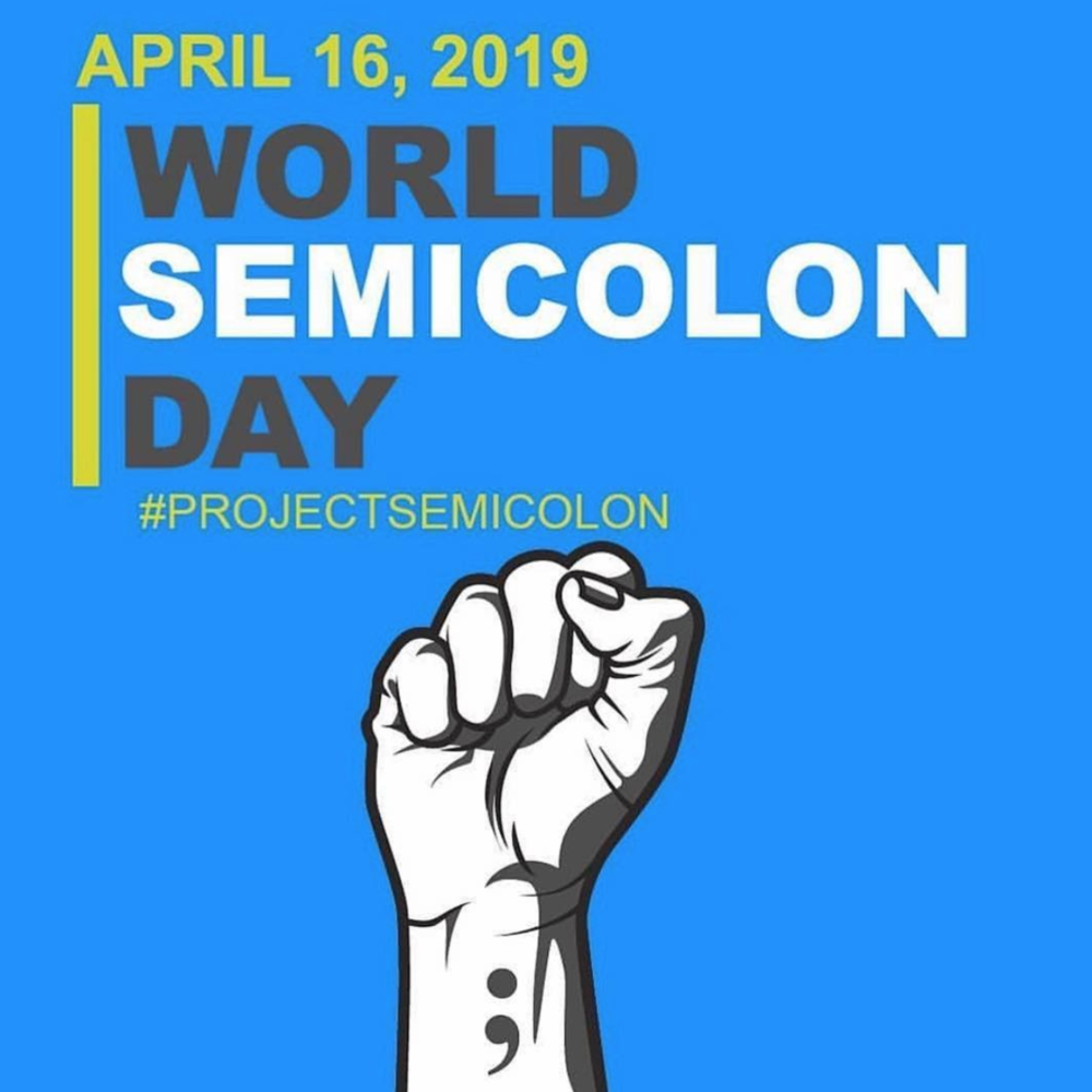 World Semicolon Day — Gordon Corsetti Mental Agility Foundation