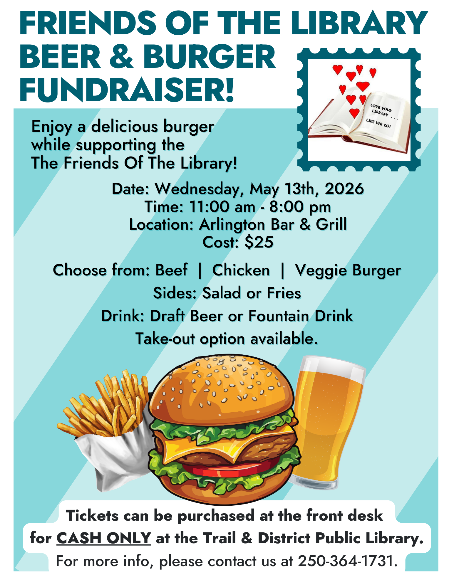 Poster for FOTL Beer and Burger Fundraiser.png