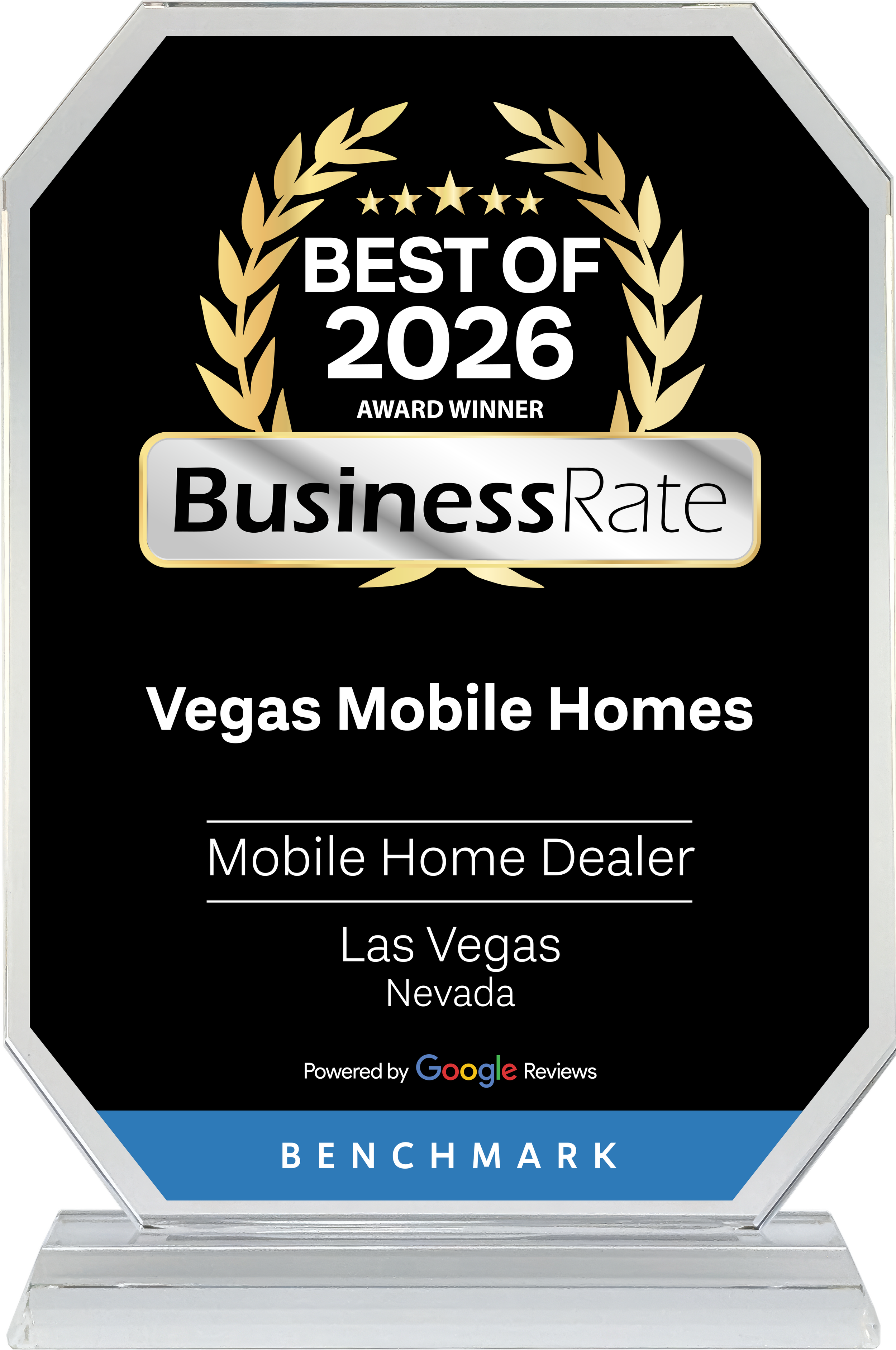 Award winner, Best of 2026 Business Rate, Best Mobile Home Dealer, Las Vegas, NV