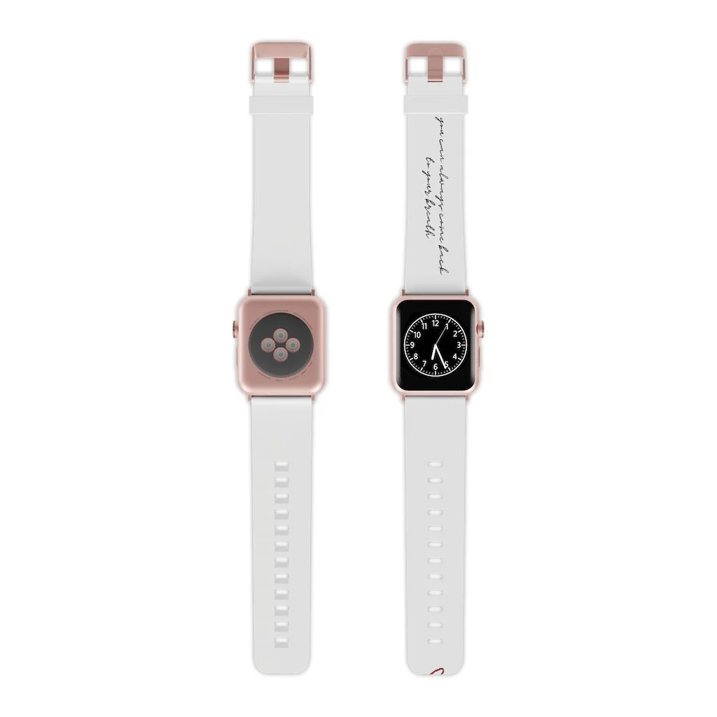 Watch for mental health, watch band, custom apple watch band, apple watch mental health, anxiety watch