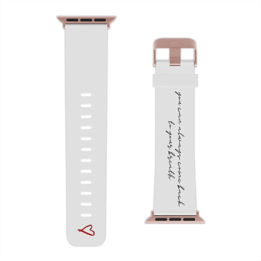 Watch for mental health, watch band, custom apple watch band, apple watch mental health, anxiety watch, mental wellness, anxiety gift, mental health gift