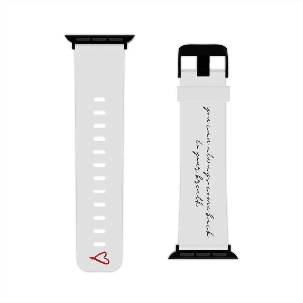 Watch for mental health, watch band, custom apple watch band, apple watch mental health, anxiety watch, mental wellness, anxiety gift, mental health gift