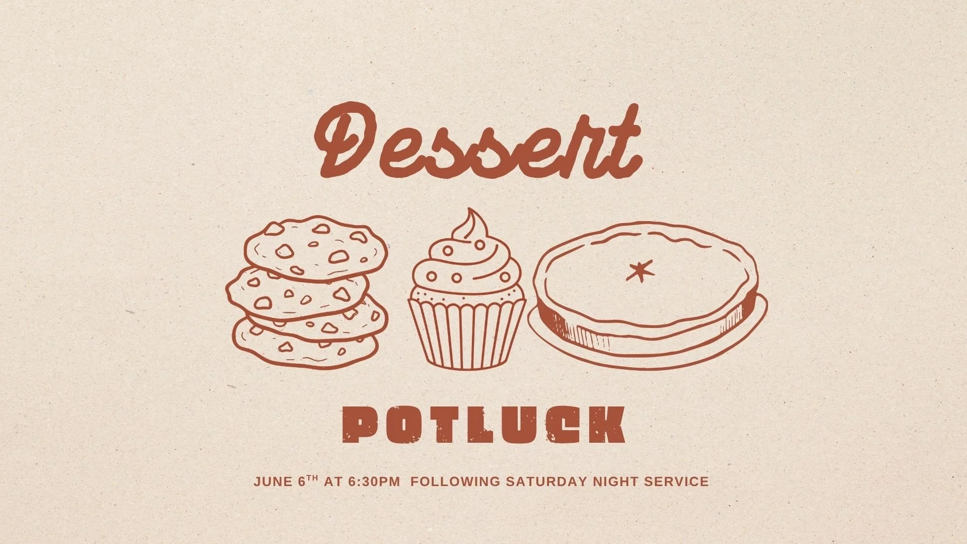 Dessert Potluck