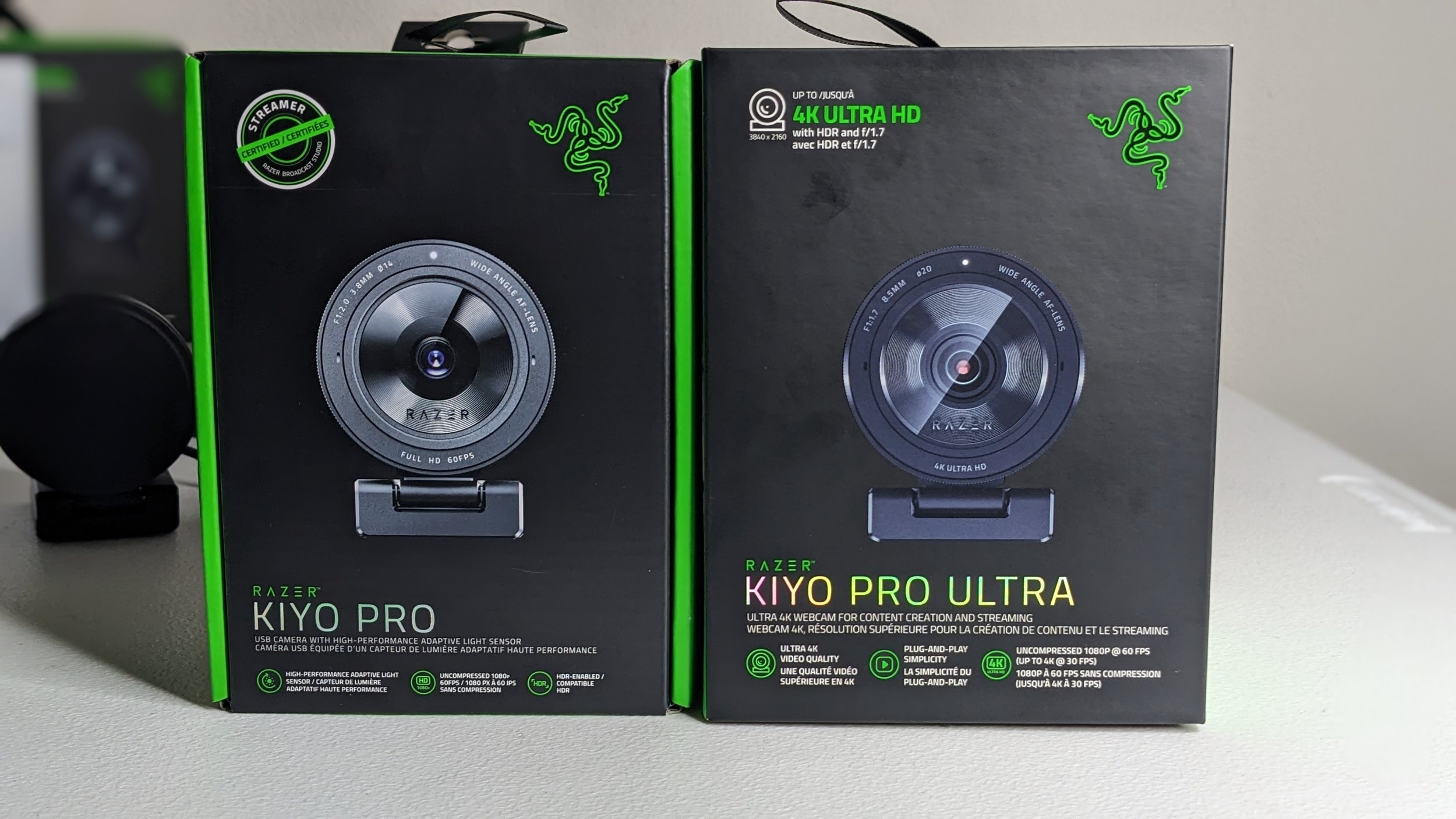 Razer Kiyo Pro vs Kiyo Pro Ultra 