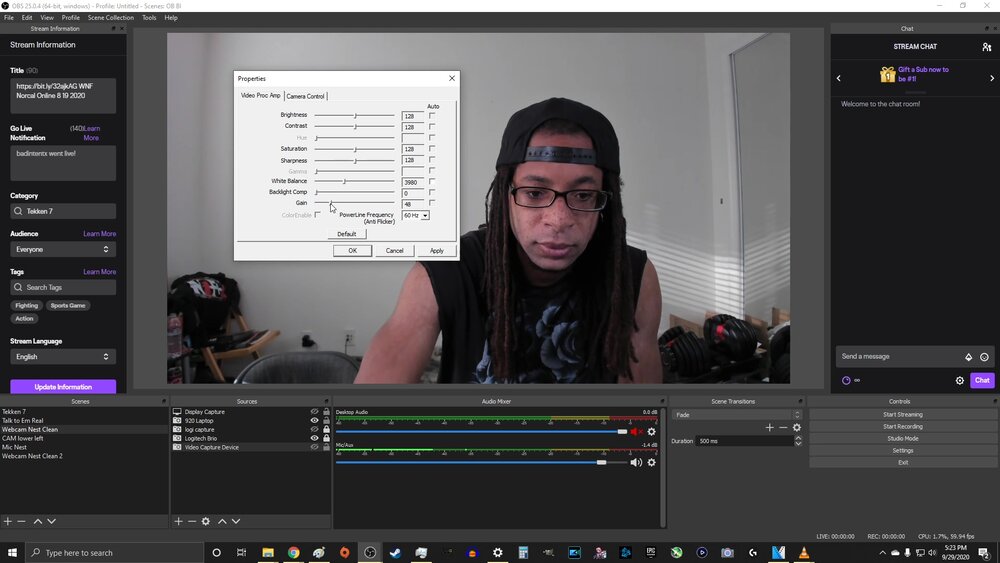 Fix Your Webcam Quality With 3 Obs Settings Stream Tech Reviews By Badintent Fix Your Webcam Quality With 3 Obs Settings Stream Tech Reviews By Badintent