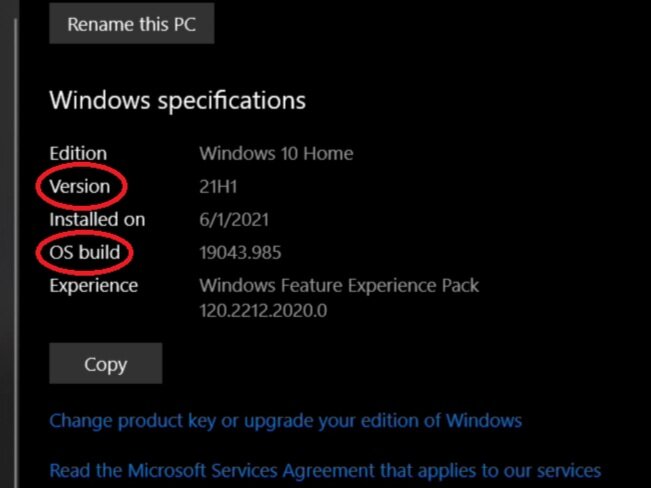 Make sure your Windows build is 1903 or later.