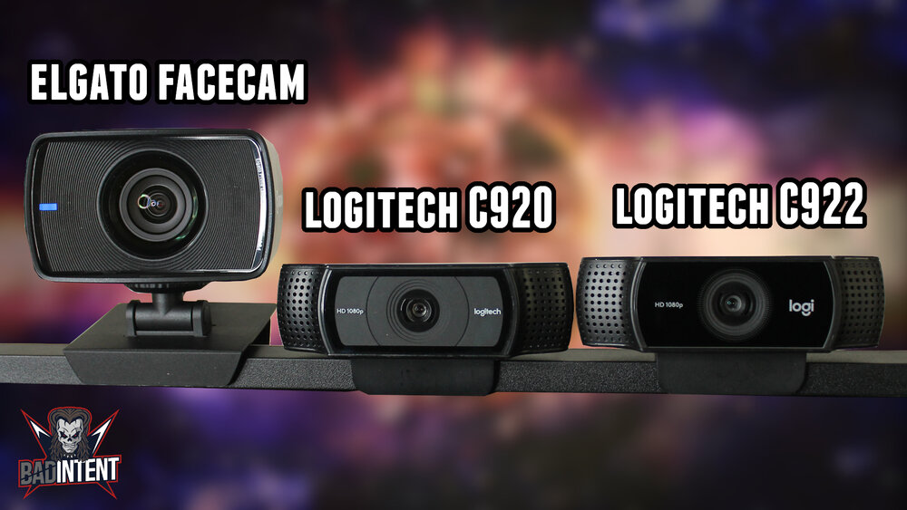 Elgato Facecam vs Logitech C920 and C922 Stream Tech by BadIntent