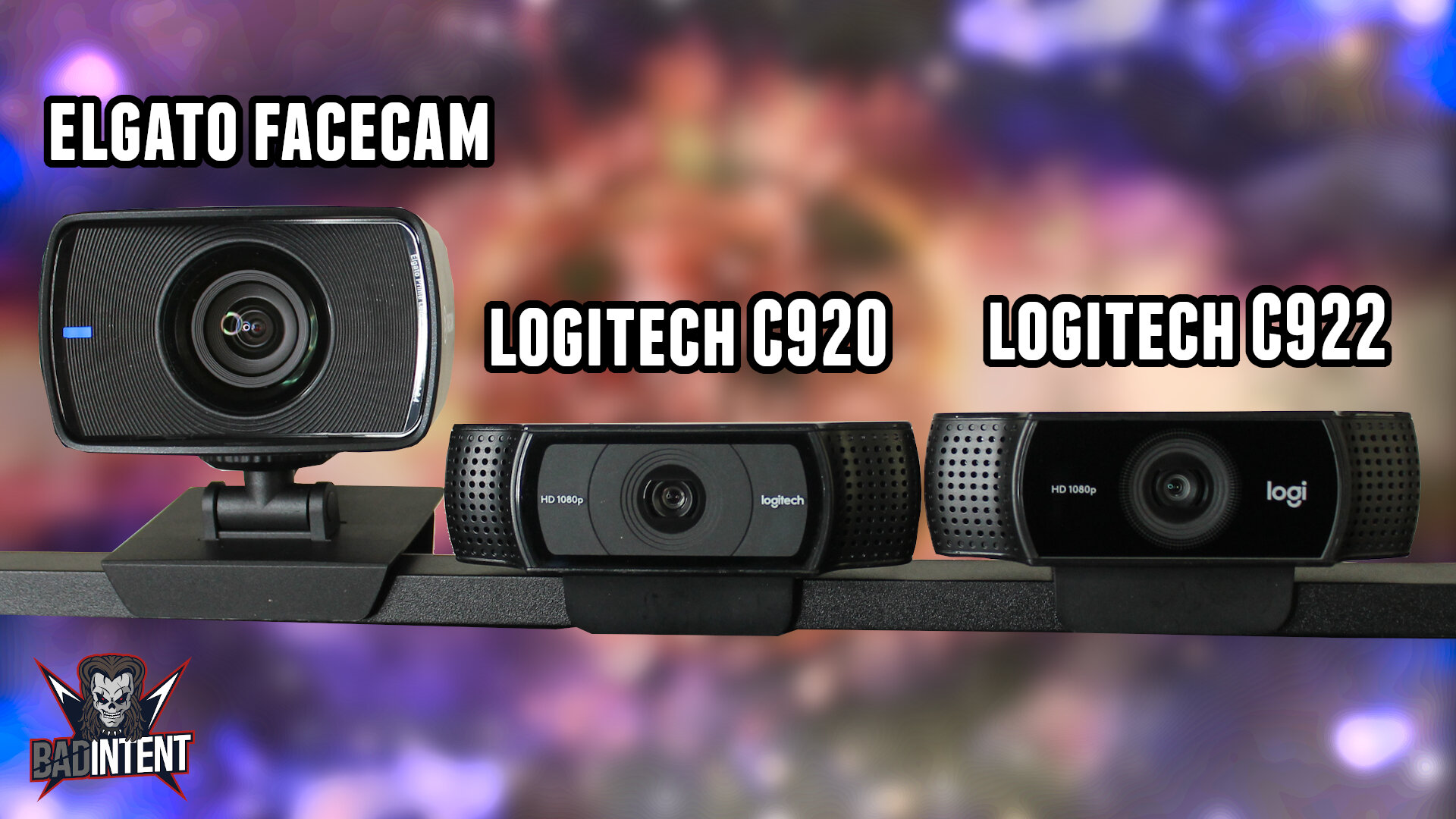 hyppigt Stilk Frem Elgato Facecam vs Logitech C920 and C922 — Stream Tech Reviews by BadIntent