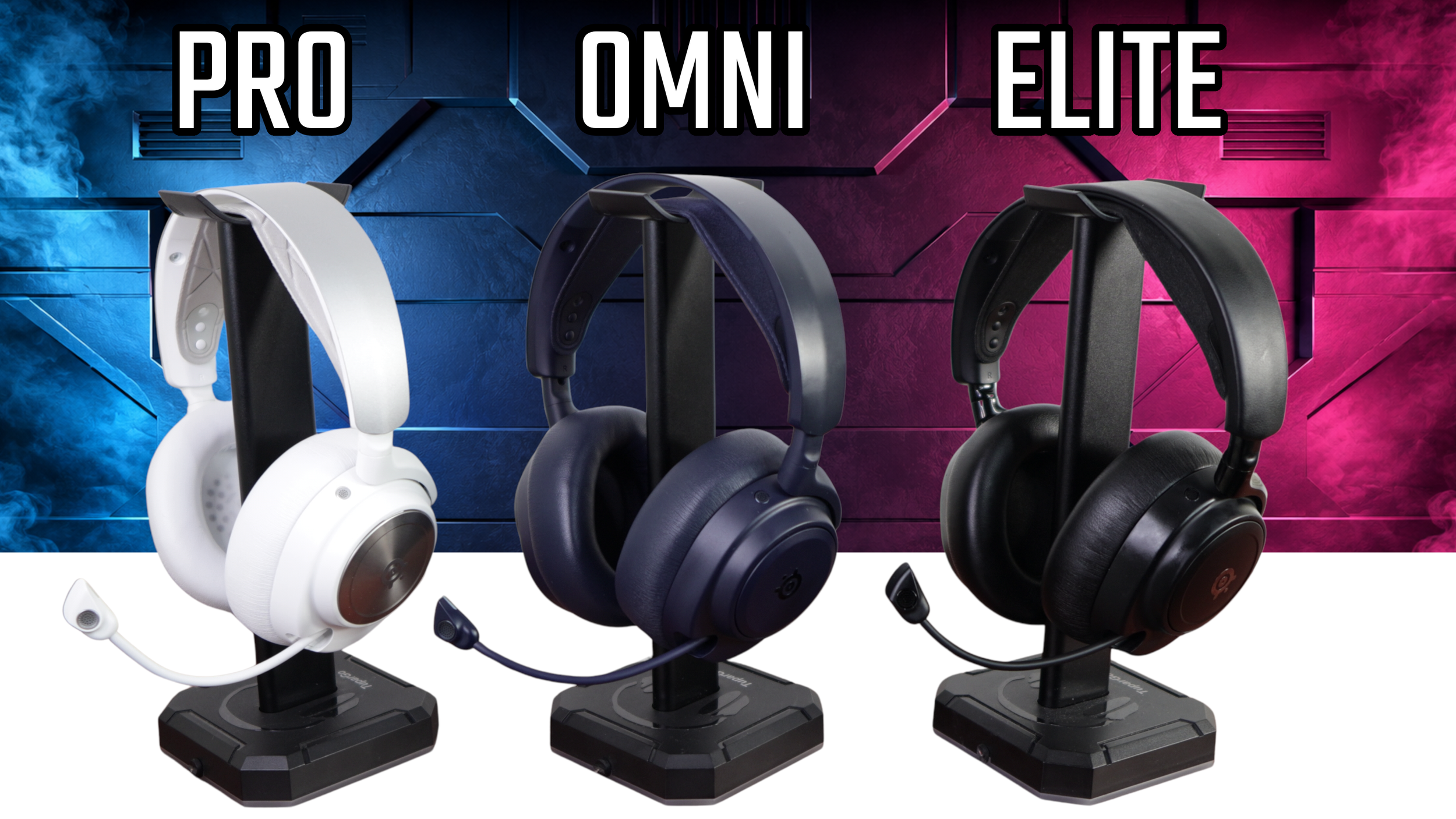 SteelSeries Arctis Nova Pro vs Omni vs Elite
