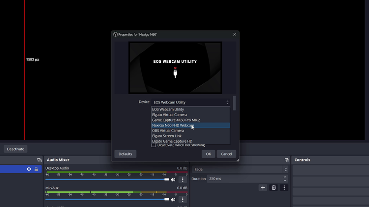 How to add a Webcam to OBS Studio — Stream Tech Reviews by BadIntent