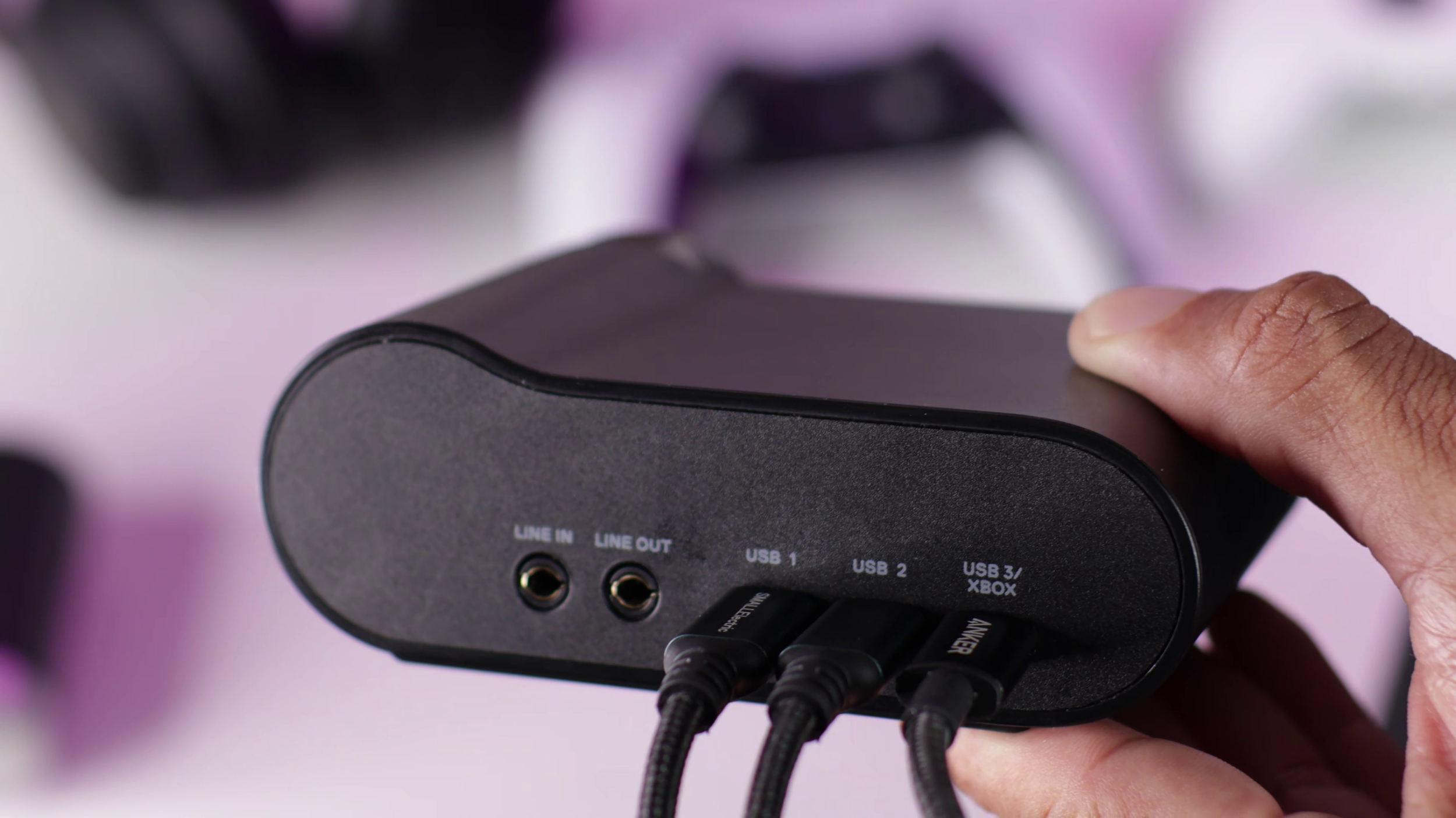 image of elite's base station reverse side