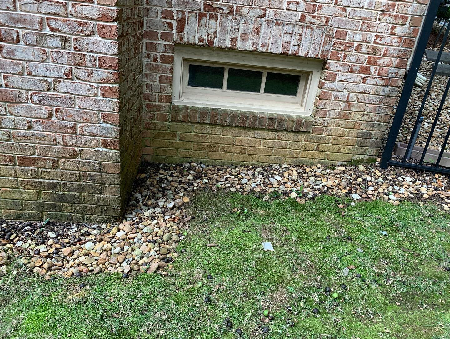 August Landscape project for a customer. Installed artificial turf, flagstone, rocks, transplanted green moss and added plants for a shaded area. #landscape