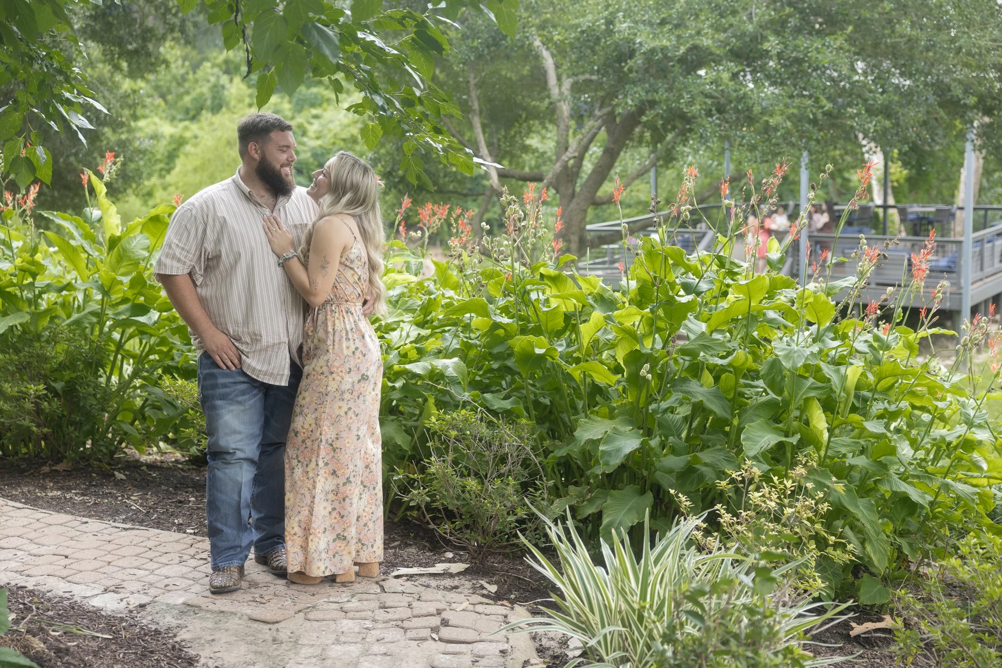 Surprise proposal Brenners in the Summer