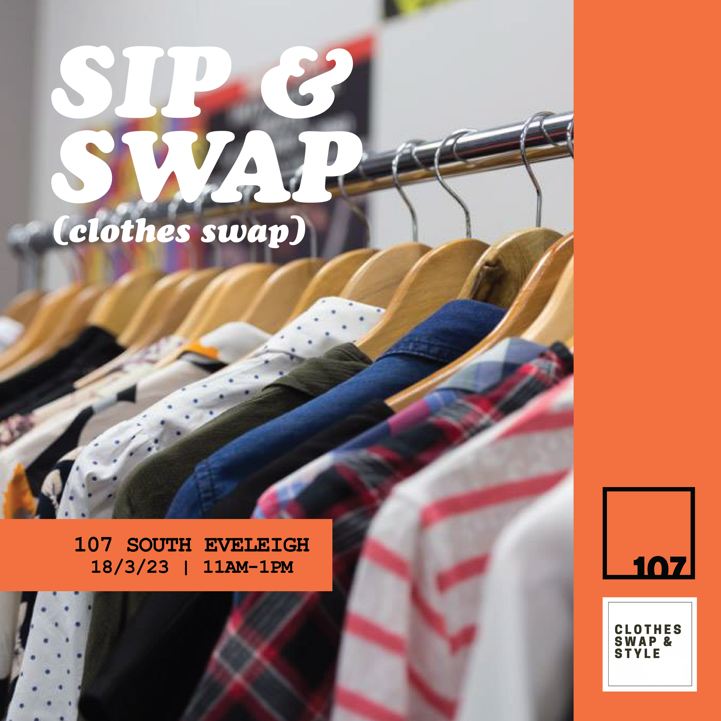 Sip & Swap (Clothes Swap) with 107.org