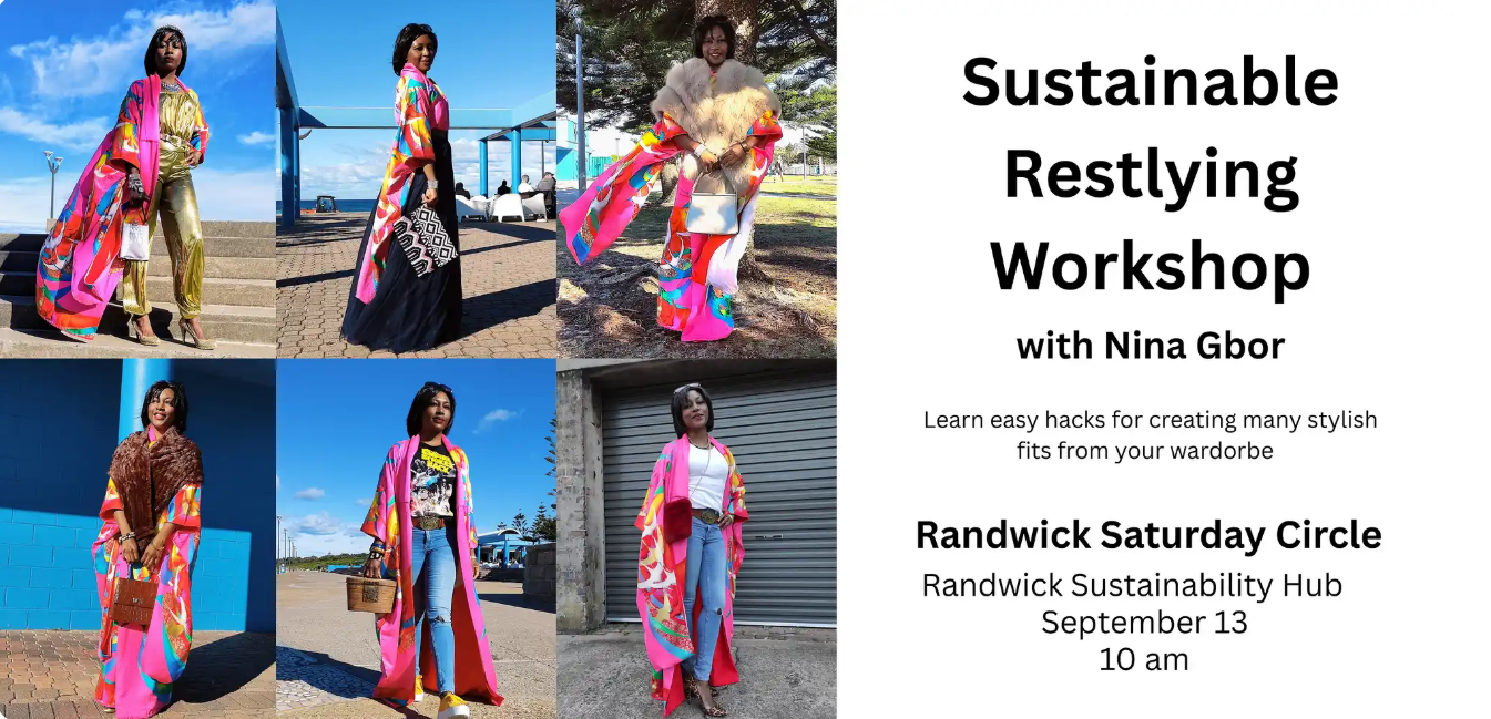 Sustainable Restyling Workshop with Randwick Council