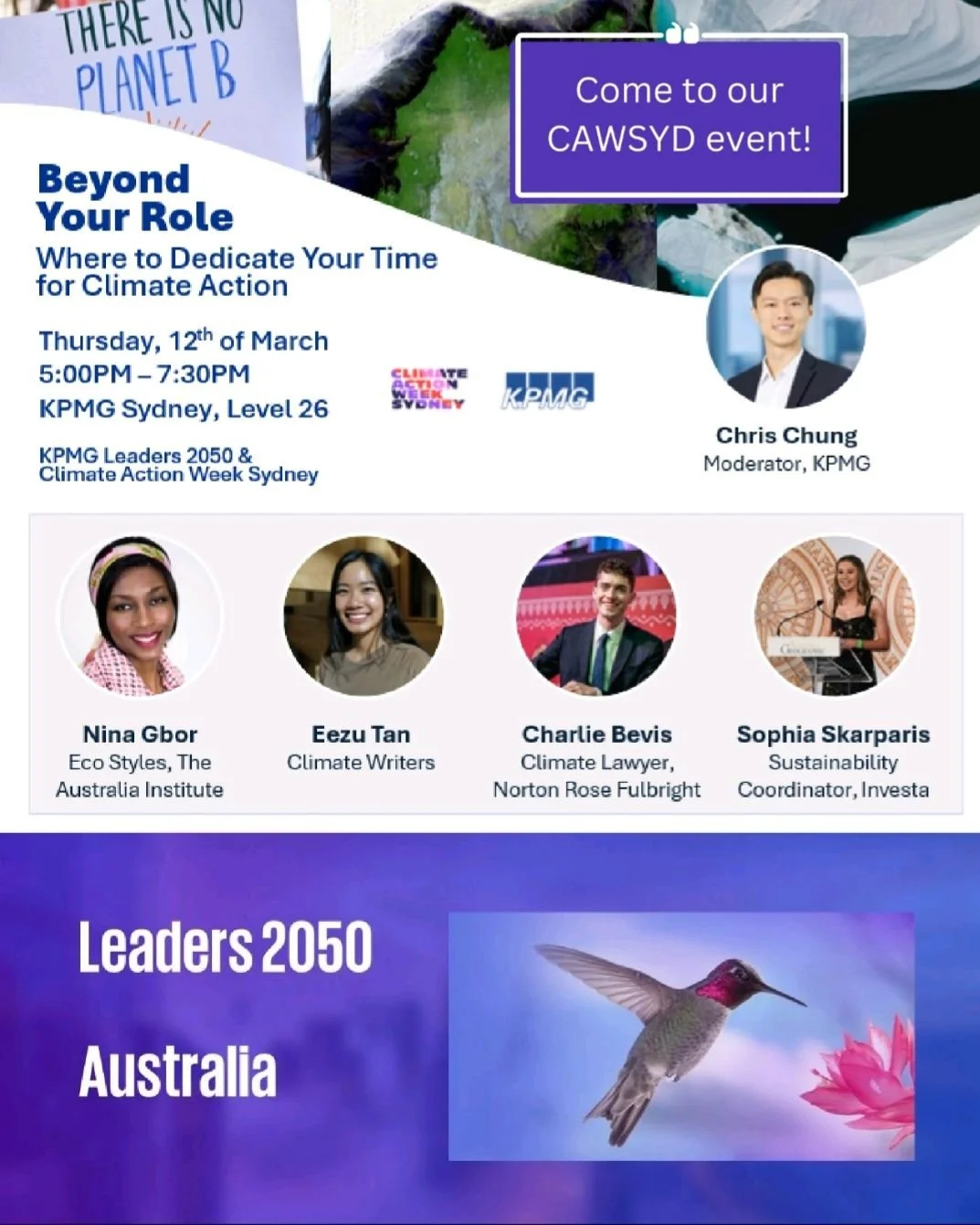 Climate Action Week Sydney Nina Gbor KPMG