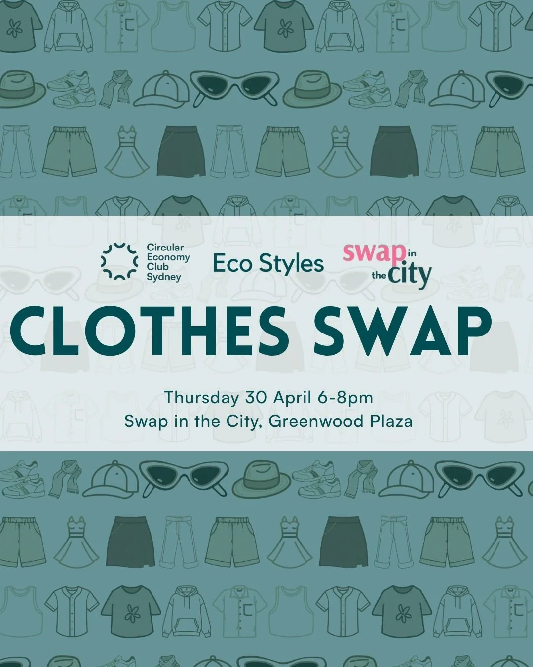 Circular economy club clothes swap, Swap in the City, Nina Gbor, Boomerang Labs, Clothes Swap, Greenwood Plaza, Sustainable fashion, 1