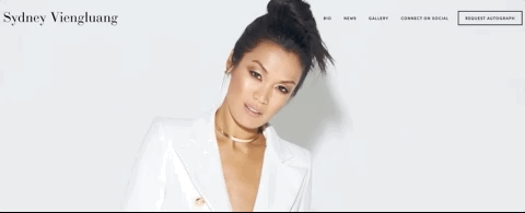 Gif: Informational fan page site for actress Sydney Viengluang